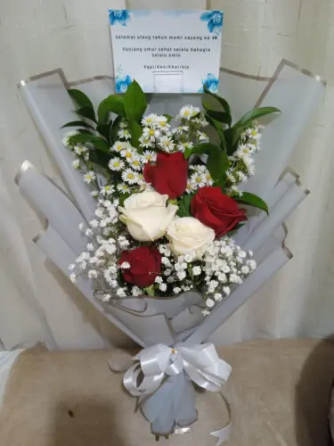 Buket Bunga siraman Cepat