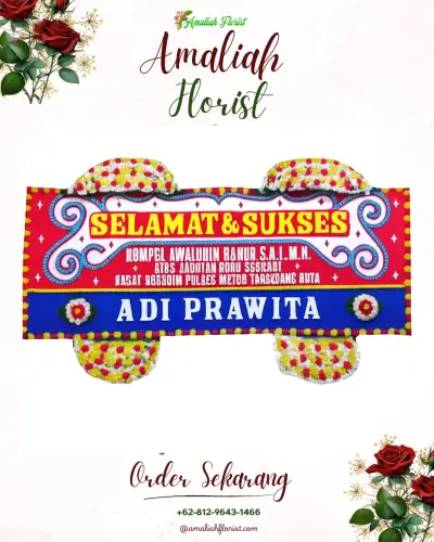 Karangan Bunga Ucapan Selamat siraman